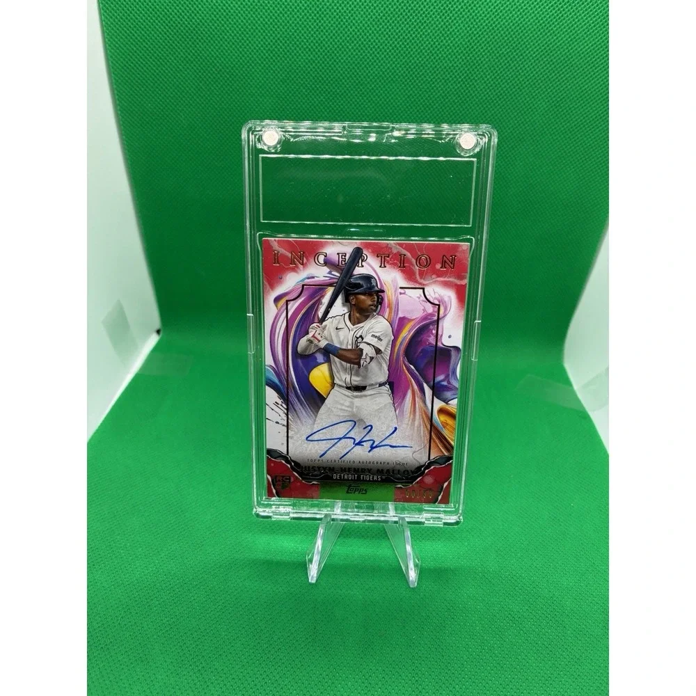 JUSTYN-HENRY MALLOY 2025 TOPPS INCEPTION ROOKIE RED RC AUTO /99 Detroit Tigers